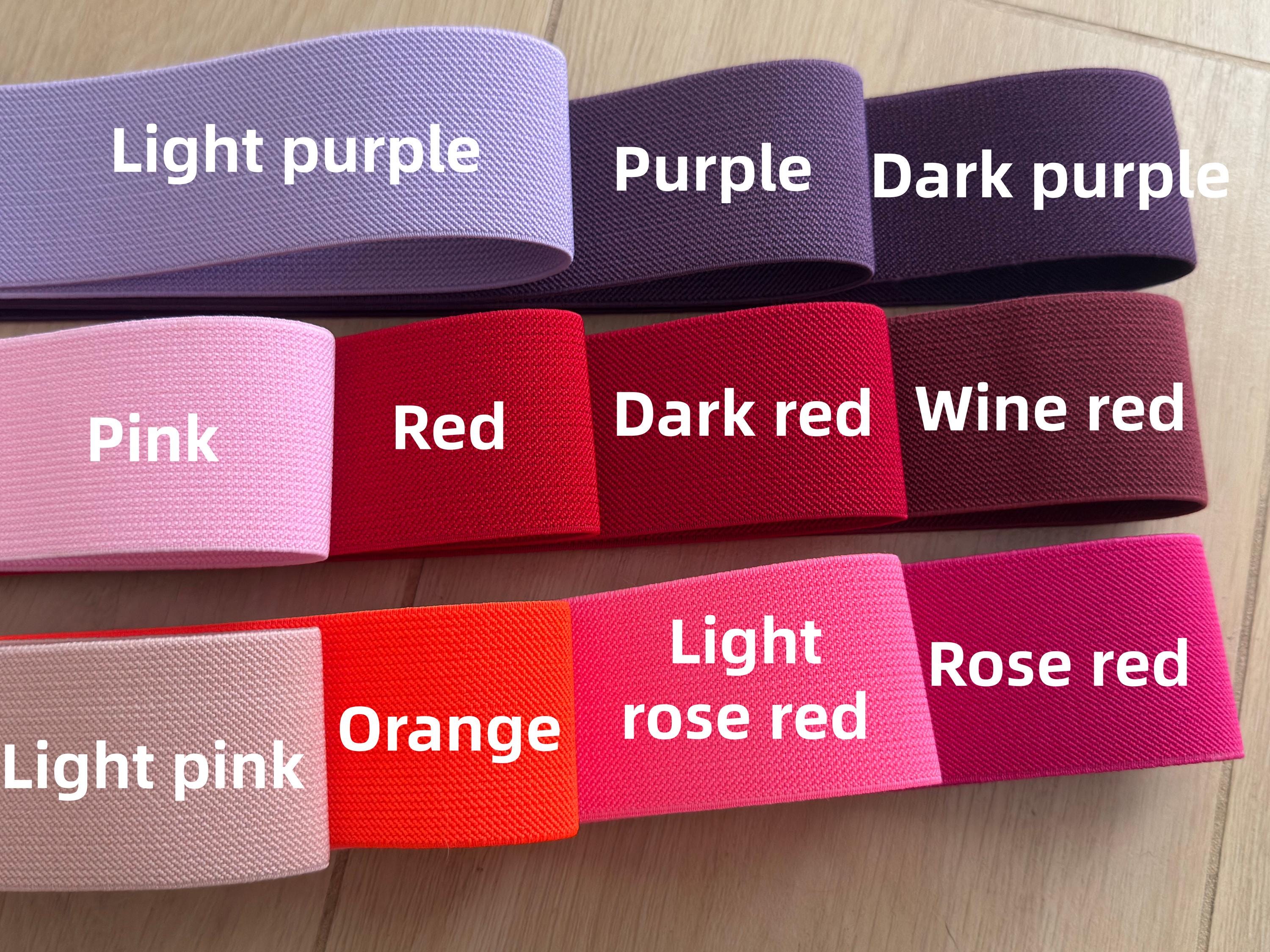 2 Inch (50mm) -1YARD Elastic Band，color Wide Elastic Oak Tendons，a ...