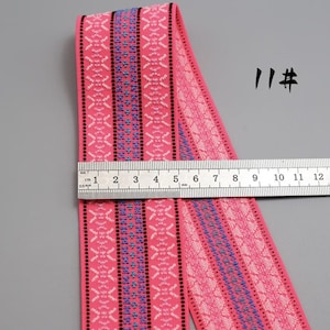50 mm resårband, färgade breda elastiska ekben, kjolbälte, klädaccessoarer - 1 YARD bild 6