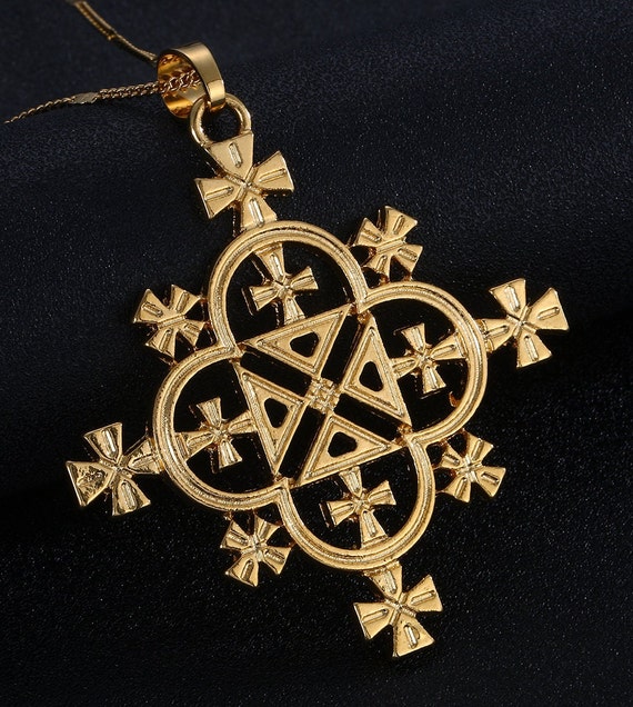 Ethiopian Coptic Cross Gold Medieval African Christian Church - Etsy