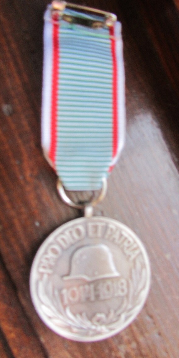 Hungarian "Pro Deo Et Patria" 19141918 Silver Collec… Gem