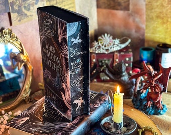 When the Moon Hatched HANDPAINTED BOOK EDGES- Sarah A Parker - Special Edition Foiled Hardcover