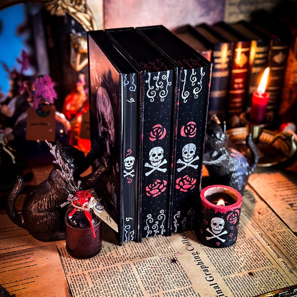 Haunting Adeline & Hunting Adeline HAND PAINTED BOOK Edges + Where's Molly Sprayed Edge Books | Collectors Edition Dark Romance Hardback