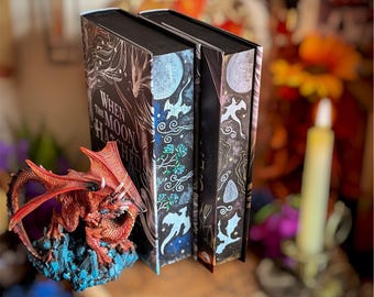 When the Moon Hatched HANDPAINTED BOOK EDGES- Sarah A Parker - Special Edition Foiled Hardcover | Book Two coming: 21 May