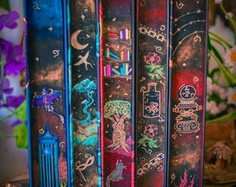 Borde de libro pintado a mano personalizado: Regalo literario personalizado - LIBROS DE EDICIÓN ESPECIAL