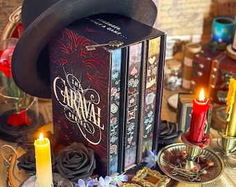 CARAVAL BOXED SET Hand-painted Book Edges - Stephanie Garber Books