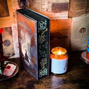 Signed: AFTER THE FOREST Hand-Painted Edges - Kell Woods -  Fantasy Books - Hardback Books - Sprayed Book Edges - Special Edition