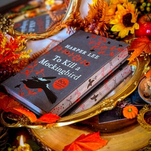 TO KILL a MOCKINGBIRD Hand-Painted Book Edges - Harper Lee Books - Special Edition Book