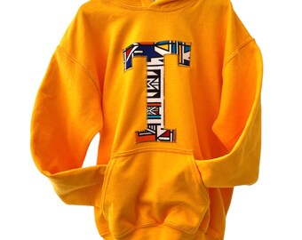 African print hoodie, Children’s unisex hoodie, ankara hoodie, kids African clothing, personalised hoodie children, name hoody