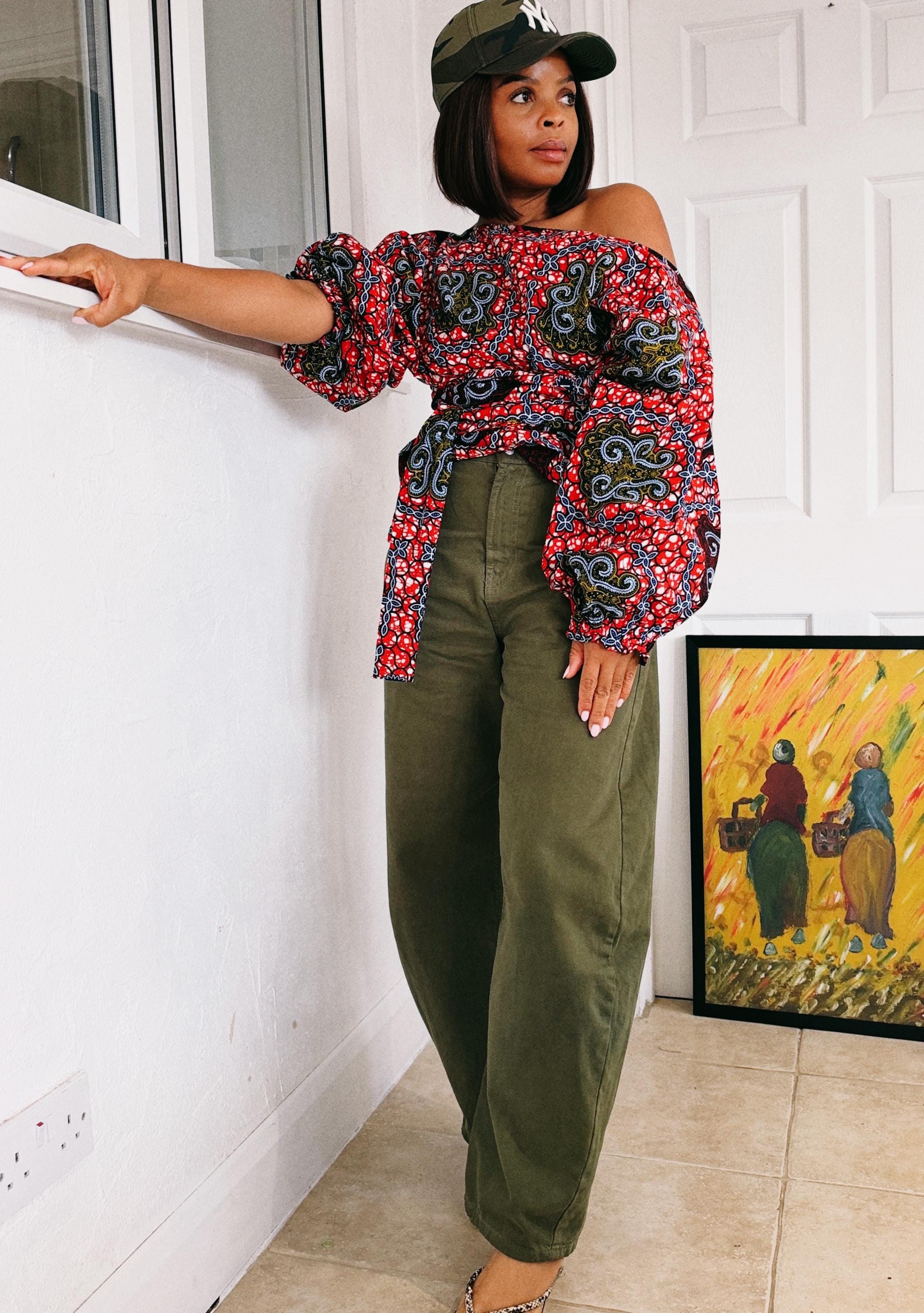 Red off Shoulder Top - Etsy