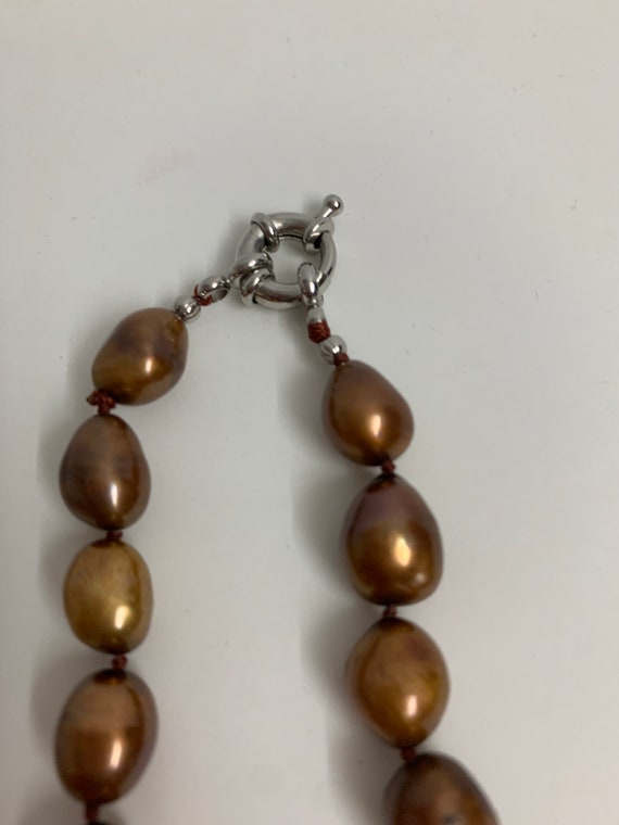 Estate Sale Vintage Rare Collectible Brown Pearls… - image 7