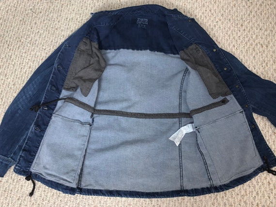 Vintage Zara Denim Coat/Jacket Size S - image 7