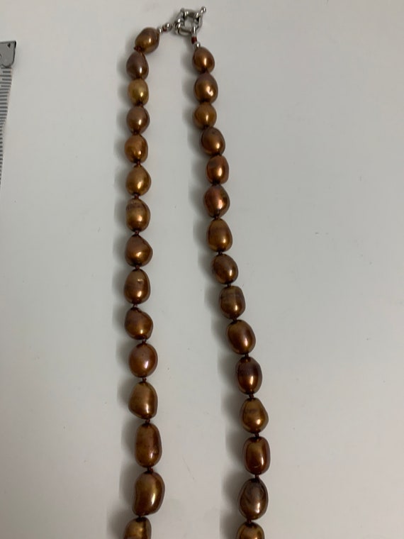 Estate Sale Vintage Rare Collectible Brown Pearls… - image 4