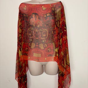 Elegant Beautiful Chiffon Capelet Shawl Wraps One Size