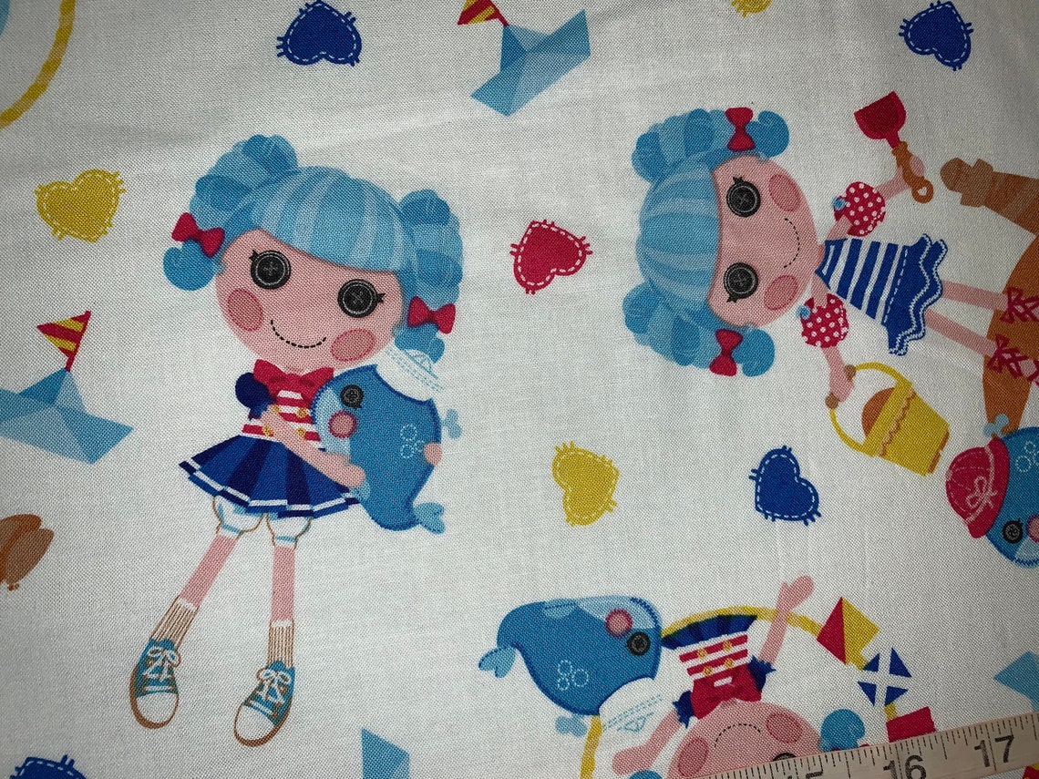 Rare Lalaloopsy Dolls White Fabric Sold by FQ Etsy