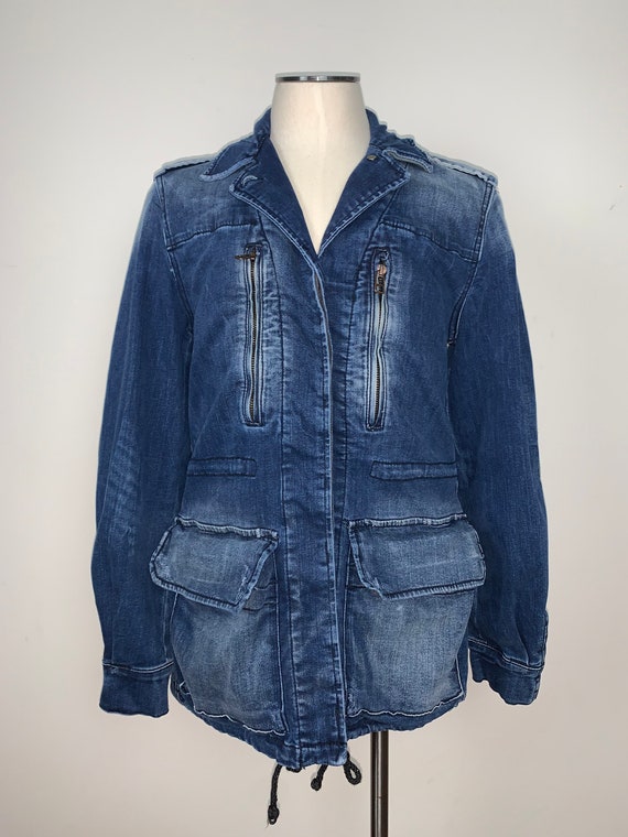 Vintage Zara Denim Coat/Jacket Size S - image 1
