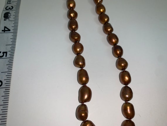 Estate Sale Vintage Rare Collectible Brown Pearls… - image 2