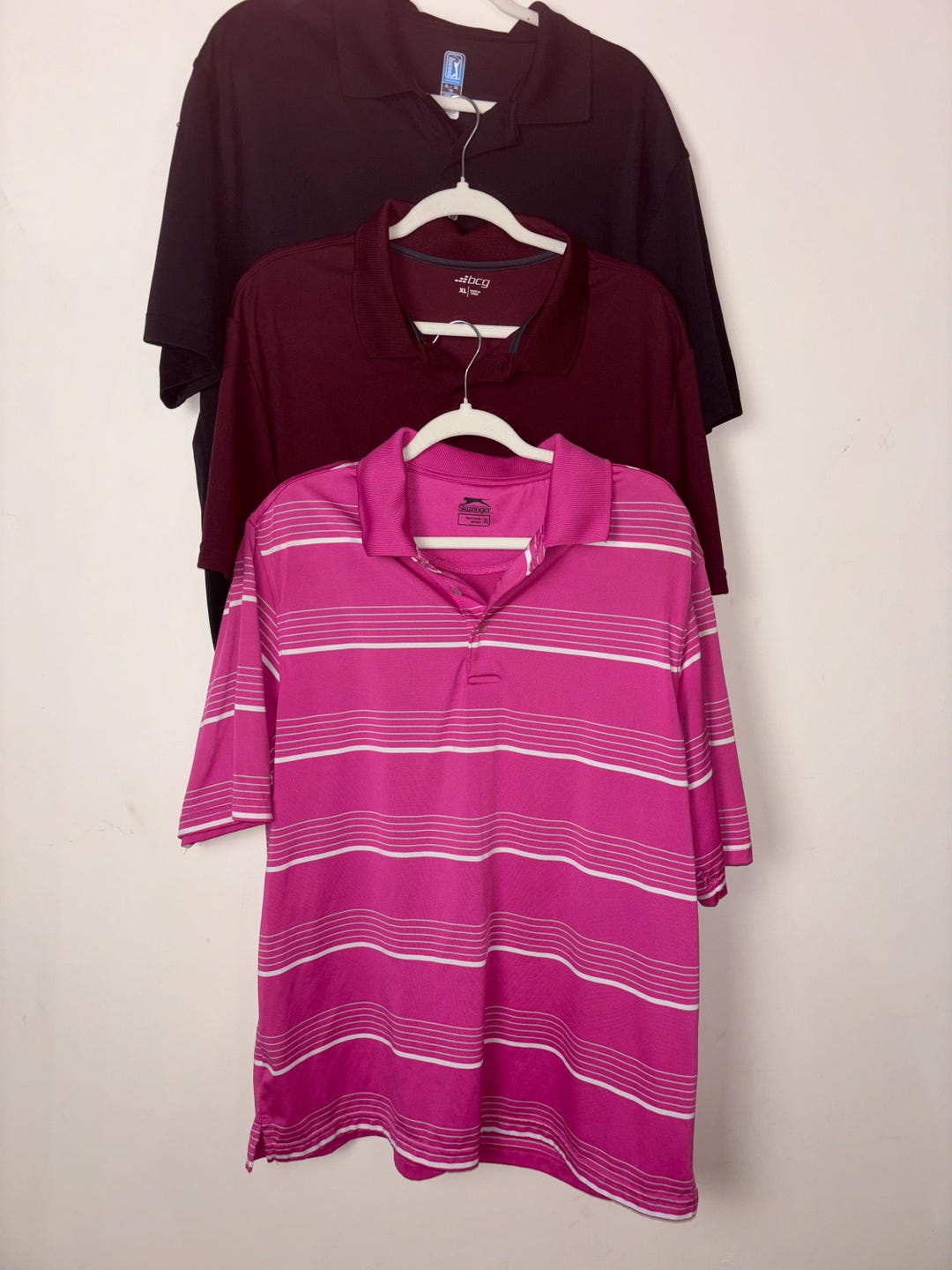 bcg dri fit polo shirts