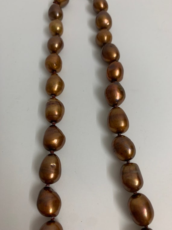 Estate Sale Vintage Rare Collectible Brown Pearls… - image 6