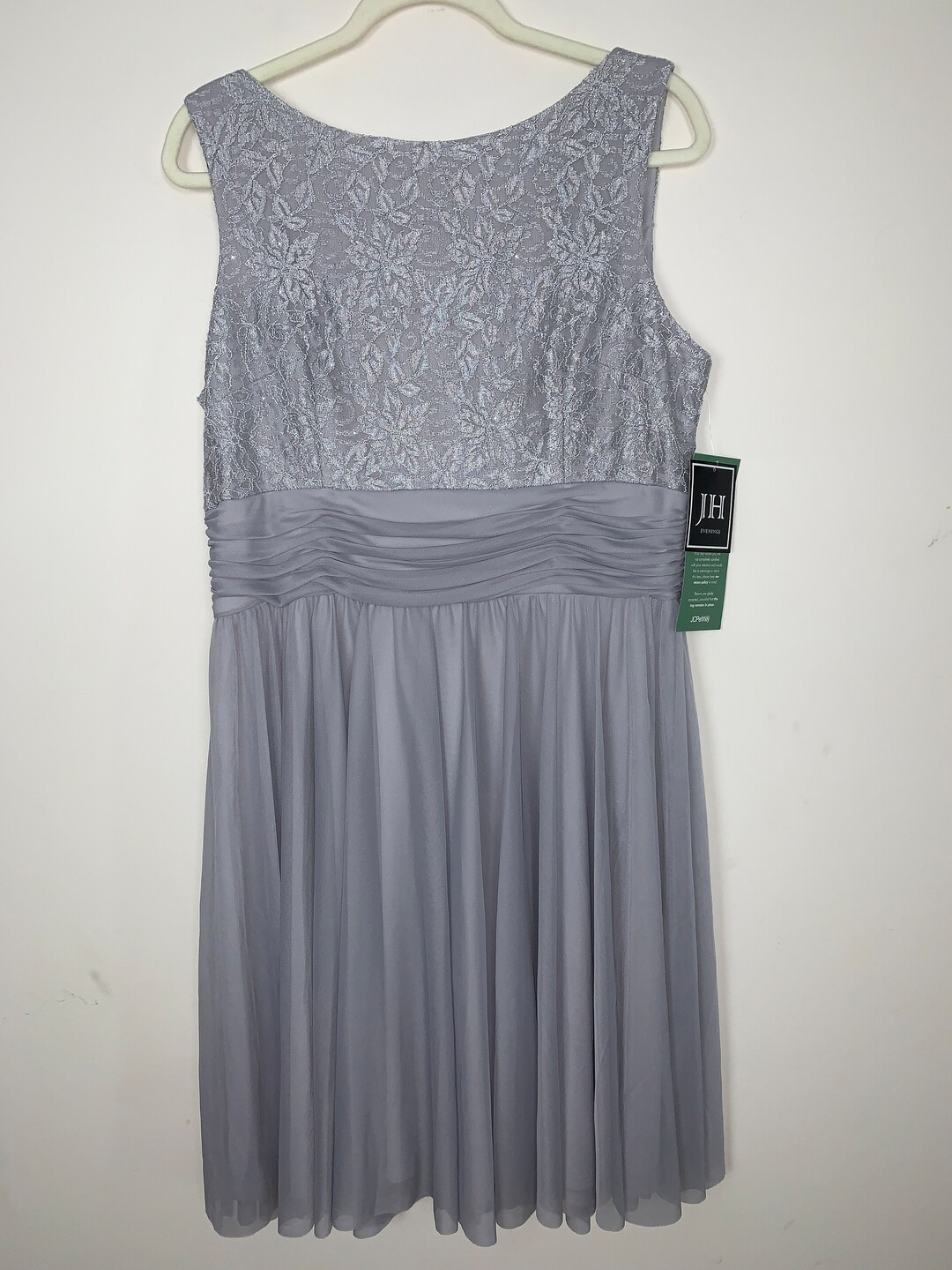 jh evening dresses jcpenney DJ Jaz Womens Sweetheart Neck Short Sleeve Evening Gown