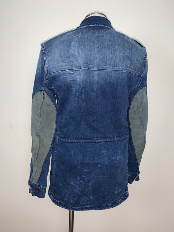 Vintage Zara Denim Coat/Jacket Size S - image 5