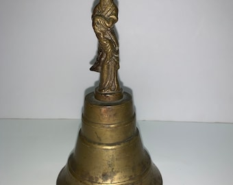 Vintage Asian Solid Brass Bell