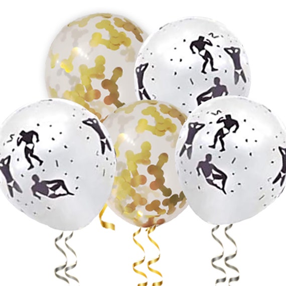 36 Bachelorette Party Decorations Naughty Balloons Bridal | Etsy