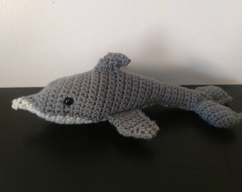 Items similar to Dolphin Plush Amigurumi Crochet on Etsy