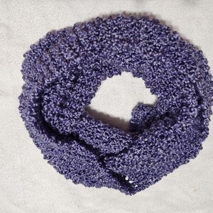 Lavender- Purple Hooded Cowl-Infinity Hooded Scarf-Handmade Gift