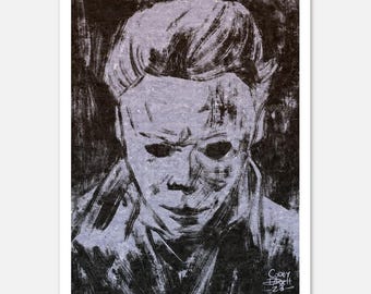 PRINT- Michael Meyers Halloween Poster 11x14