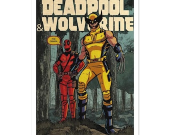 PRINT- Deadpool & Wolverine Art Print 11x17