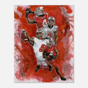 Jeremiah Smith Ohio State 11x14 Fine Art Print