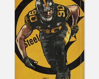 PRINT- Pittsburgh Steelers TJ Watt 8x10″ Print