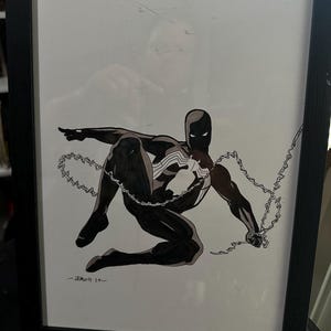 Symbiote Spider-Man Original Illustration