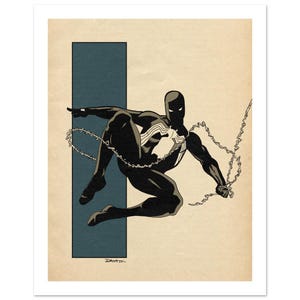 Symbiote Spider-Man 8x10″ Print