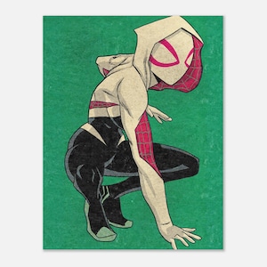スパイダーグウェン　ダスティングウェン直筆画　サイン入り 限定250】「スパイダーマン スパイダーグウェン」直筆サイン入り