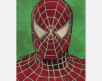 AFDRUK: vriendelijke buurt Spider-Man 11 x 14 Fine Art Print