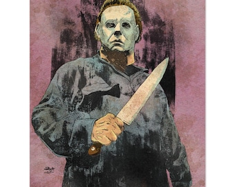 PRINT- Michael Myers Horror Kunstdruck