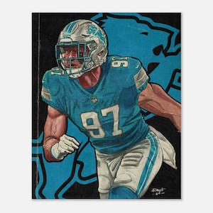 Detroit Lions Aidan Hutchinson 8.5x11 Print