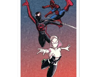 PRINT-Into the Spider-Verse (11 x 14″) print