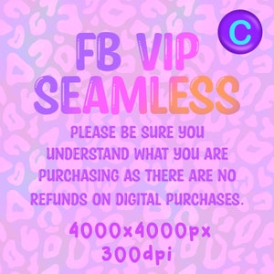 C- FRANKLY BLUE VIP Limited exklusives Nahtloses Muster