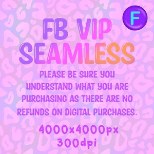 F- FRANKLY BLUE VIP Limited exklusives Nahtloses Muster