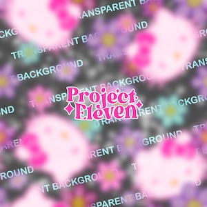 HK Floral bestickt auf transparentem Hintergrund - FB VIP Limited exklusives Seamless Pattern