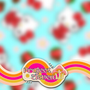 HK Valentine auf aqua blauem Hintergrund - FB VIP Limited exclusives Seamless Pattern