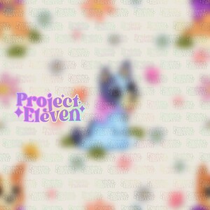 Heeler Geschwister Solid FB VIP Limited exklusives Seamless Pattern