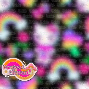HKxLF Ultimate auf schwarz - FB VIP Limited exclusives Seamless Pattern