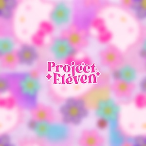 HK Floral gestickt auf Pastell Checker - FB VIP Limited exklusives Seamless Pattern