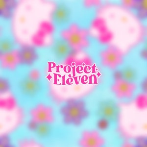 HK Floral Bestickt auf Blau - FB VIP Limited exclusives Seamless Pattern