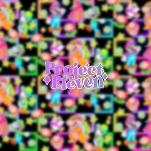 Neon Game Ultimative auf neon kariertem Hintergrund FB VIP Limited exklusives Seamless Pattern