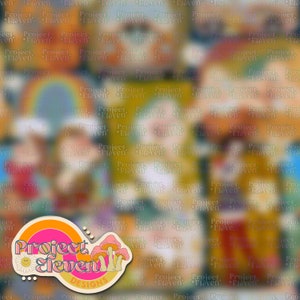 Collage Snow girl BLEU - 2 variantes incluses | Exclusivité FB VIP Limited | Modèle sans couture