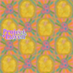 Groovy Puppe und B-Symbol Checker FB VIP Limited exklusives Seamless Pattern